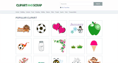 Desktop Screenshot of clipartandscrap.com