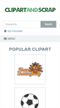 Mobile Screenshot of clipartandscrap.com